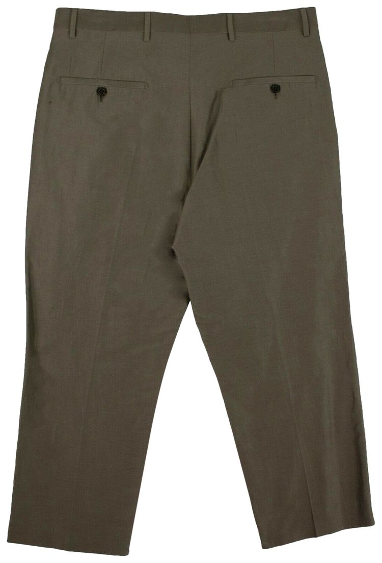 Rick Owens Slim Astaires Cropped Pants Dust