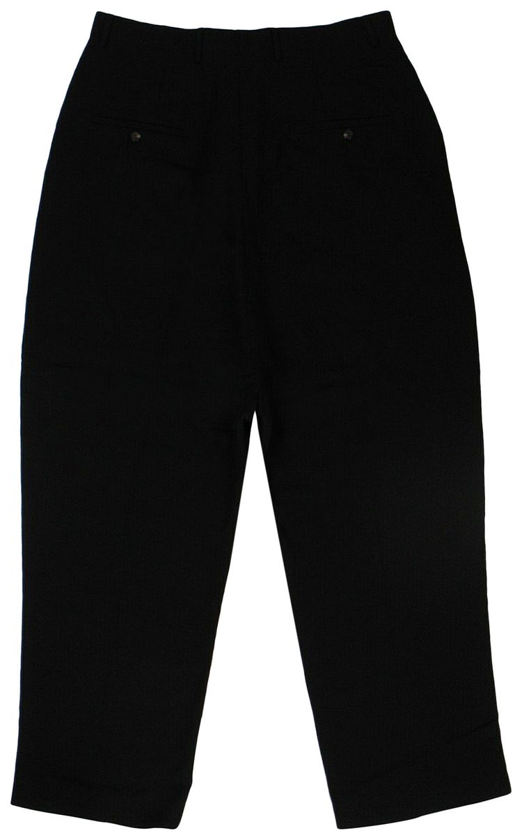 Rick Owens Wool Karloff Long Pants Black