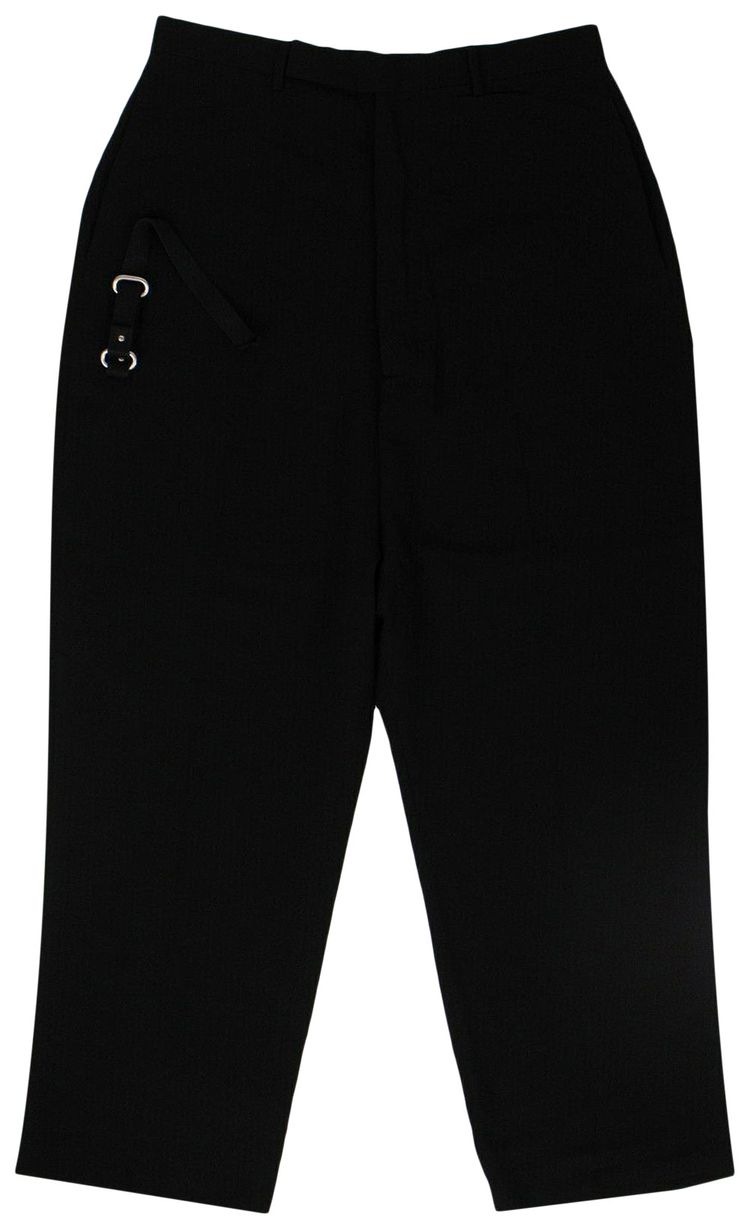 Rick Owens Wool Karloff Long Pants Black