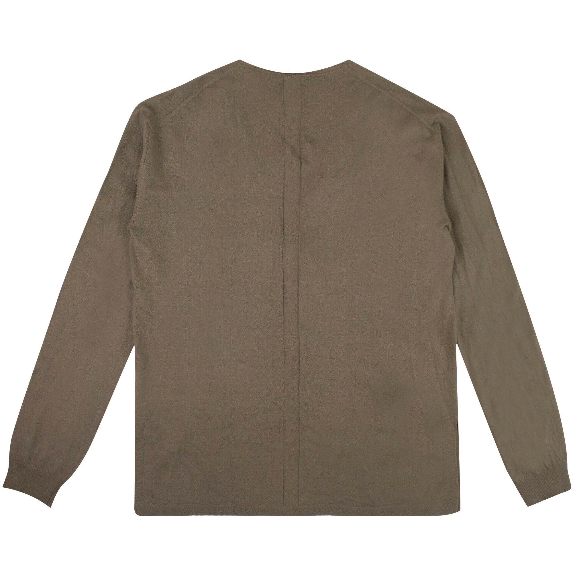 Buy Rick Owens Cashmere V-Neck Snap Cardigan Sweater 'Grey
