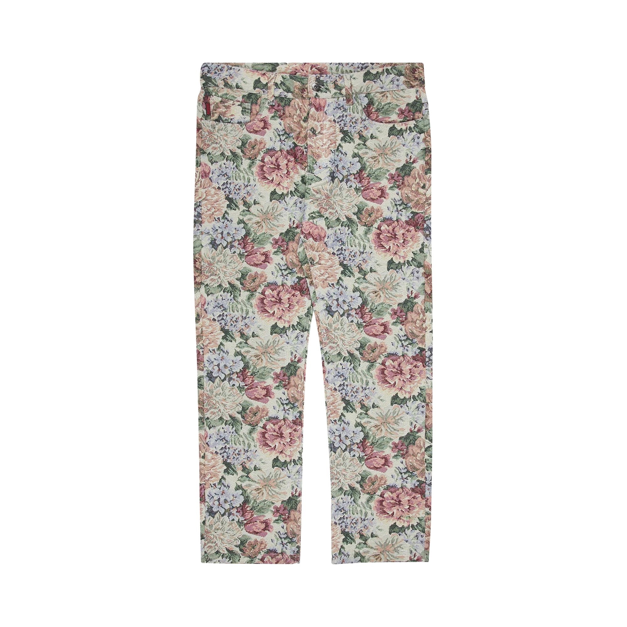 PLEASURES 2022 SS Printed Pants Flower Patterns Unisex Street Style