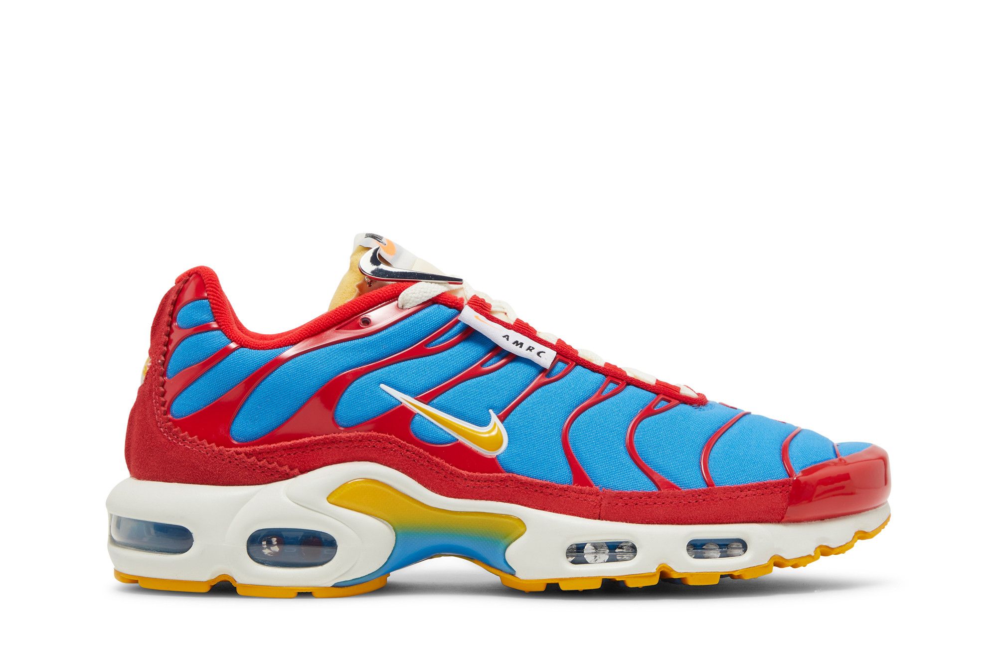 Nike air max hotsell plus red and blue