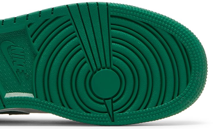 Air Jordan 1 Mid SE GS Grey Pine Green