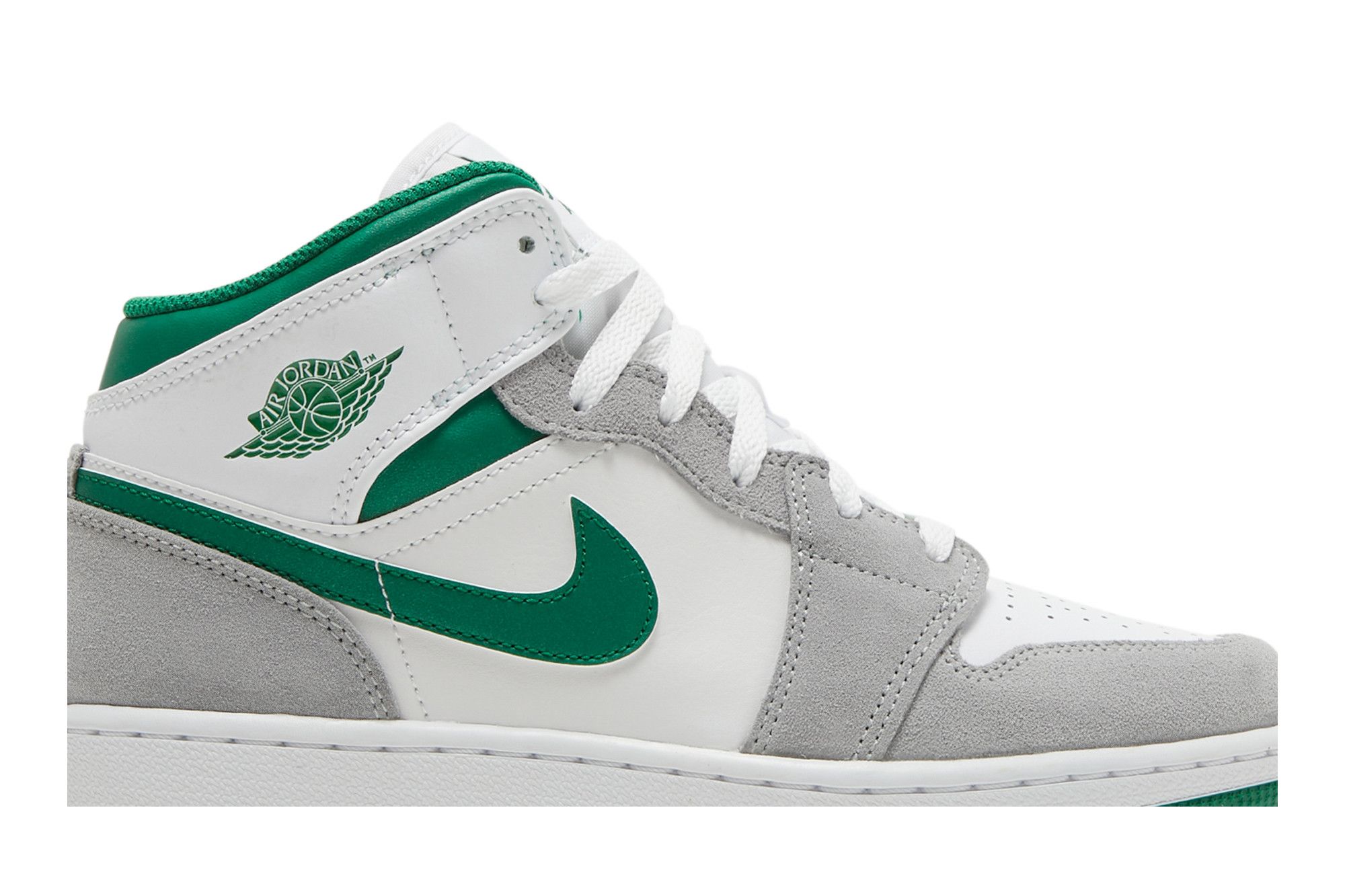 Buy Air Jordan 1 Mid SE GS Grey Pine Green DC7248 103 GOAT