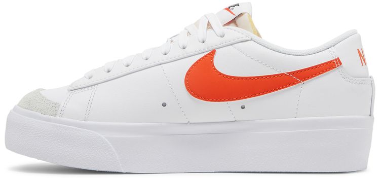 Nike Wmns Blazer Low Platform White Orange