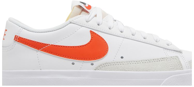 Nike Wmns Blazer Low Platform White Orange