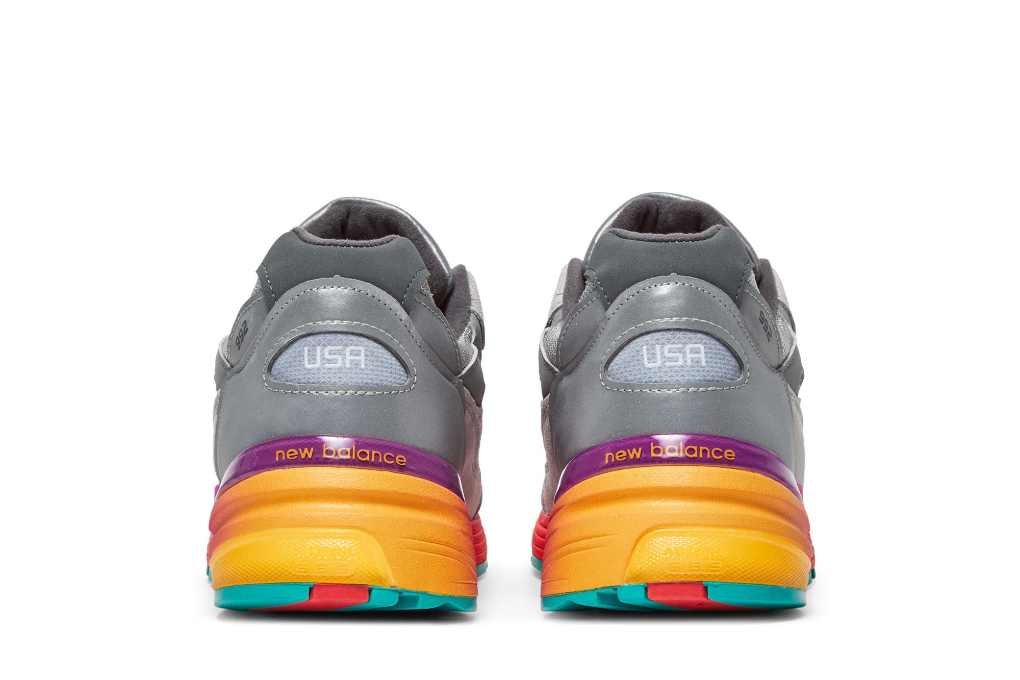 Buy New Balance 992 Made in USA 'Grey Multi' - M992BC | GOAT