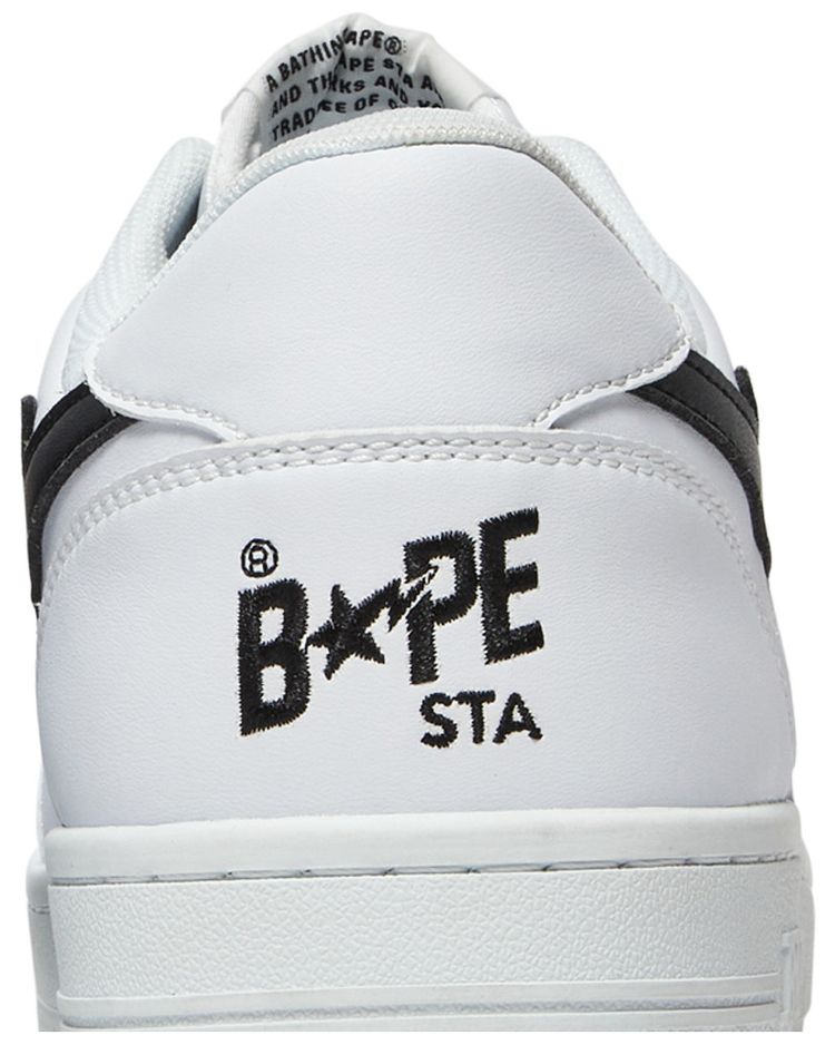 Bapesta Low M2 White Black