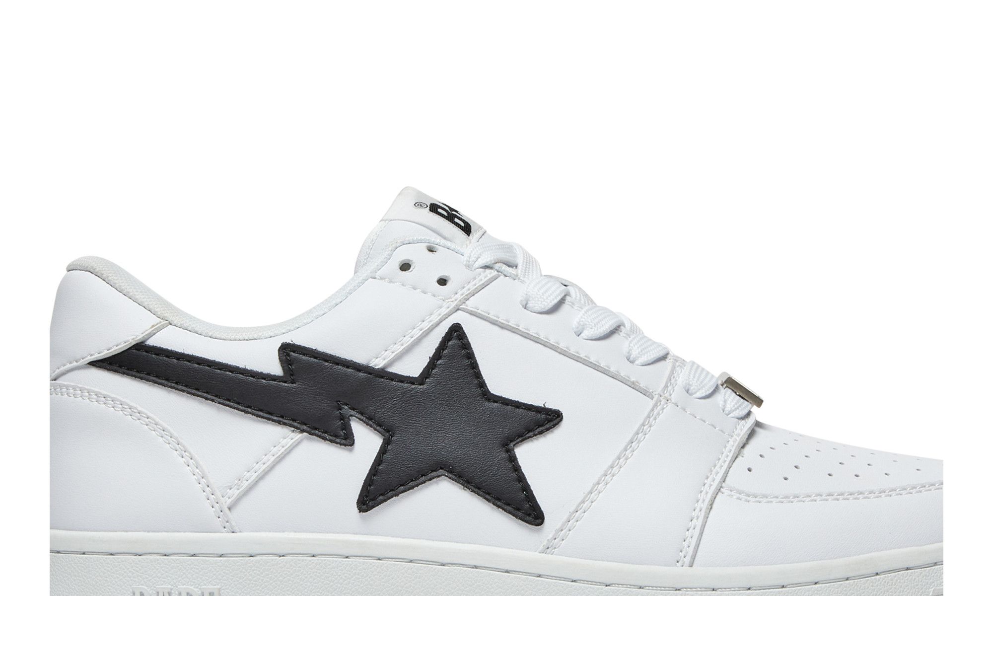 Bapesta black and white top