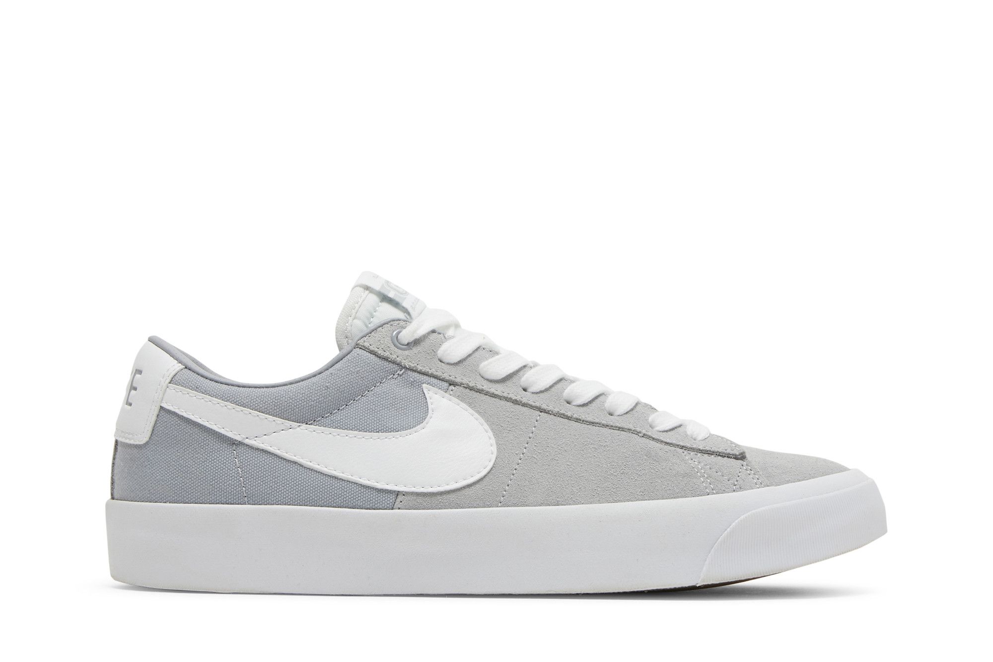 Womens nike blazers low suede grey hot sale