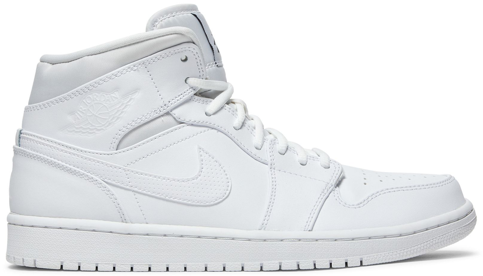 jordan 1 mid iridescent reflective white goat