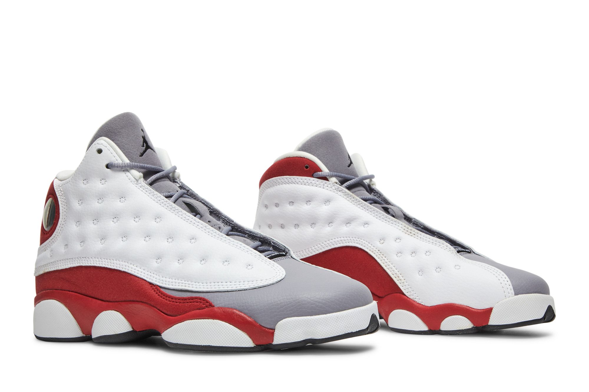 grey and red retro 13