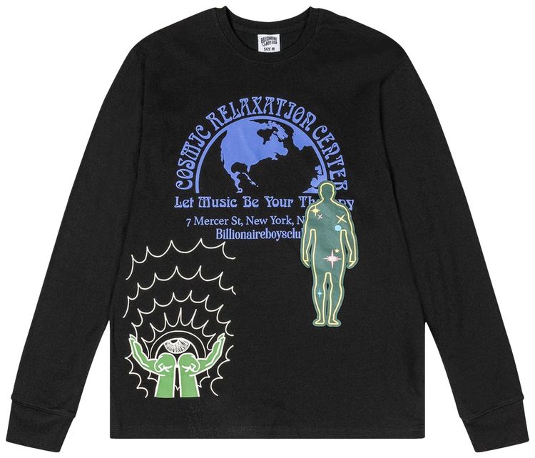 Billionaire Boys Club Cosmic Long Sleeve Tee Black