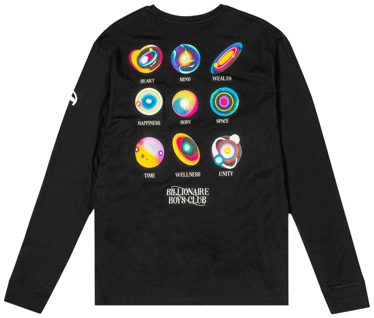 Billionaire Boys Club Cosmic Long Sleeve Tee Black