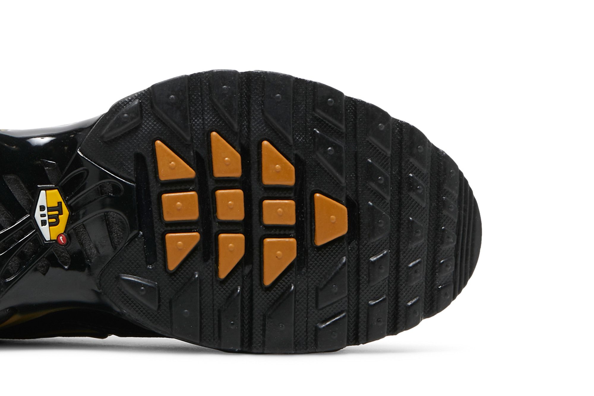 nike air max plus womens black and yellow