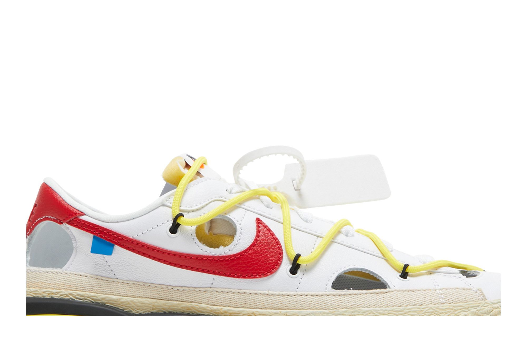 Buy Off White x Blazer Low White University Red DH7863 100 GOAT UK