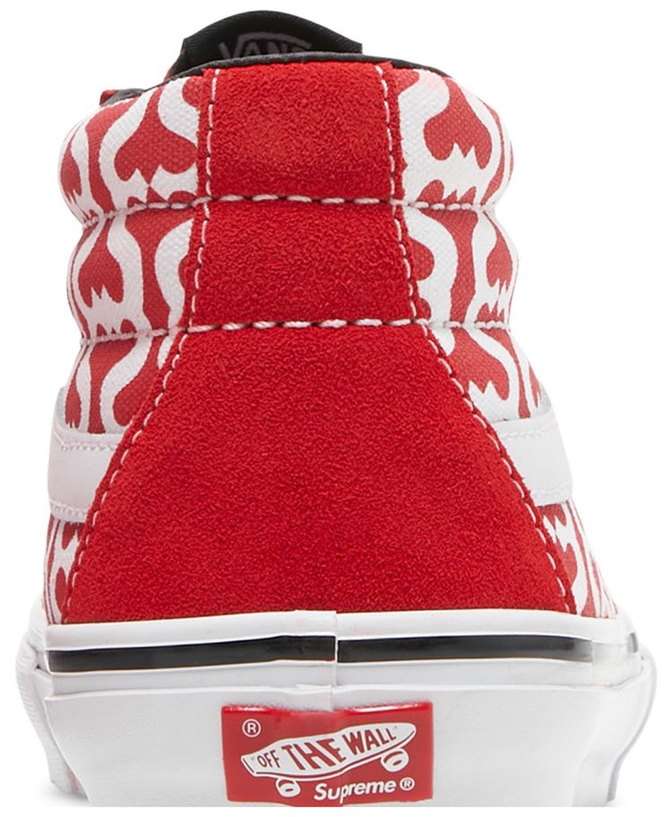 Supreme x Vans Grosso Mid Monogram S   Red