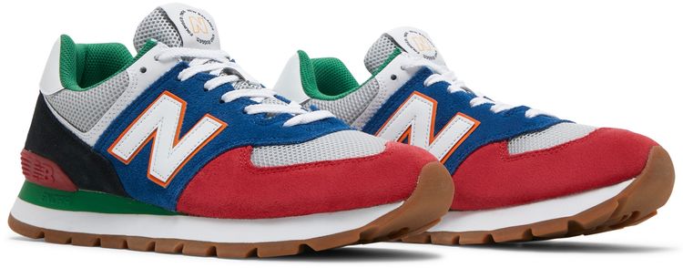 New Balance 574 Rugged   Grey Blue