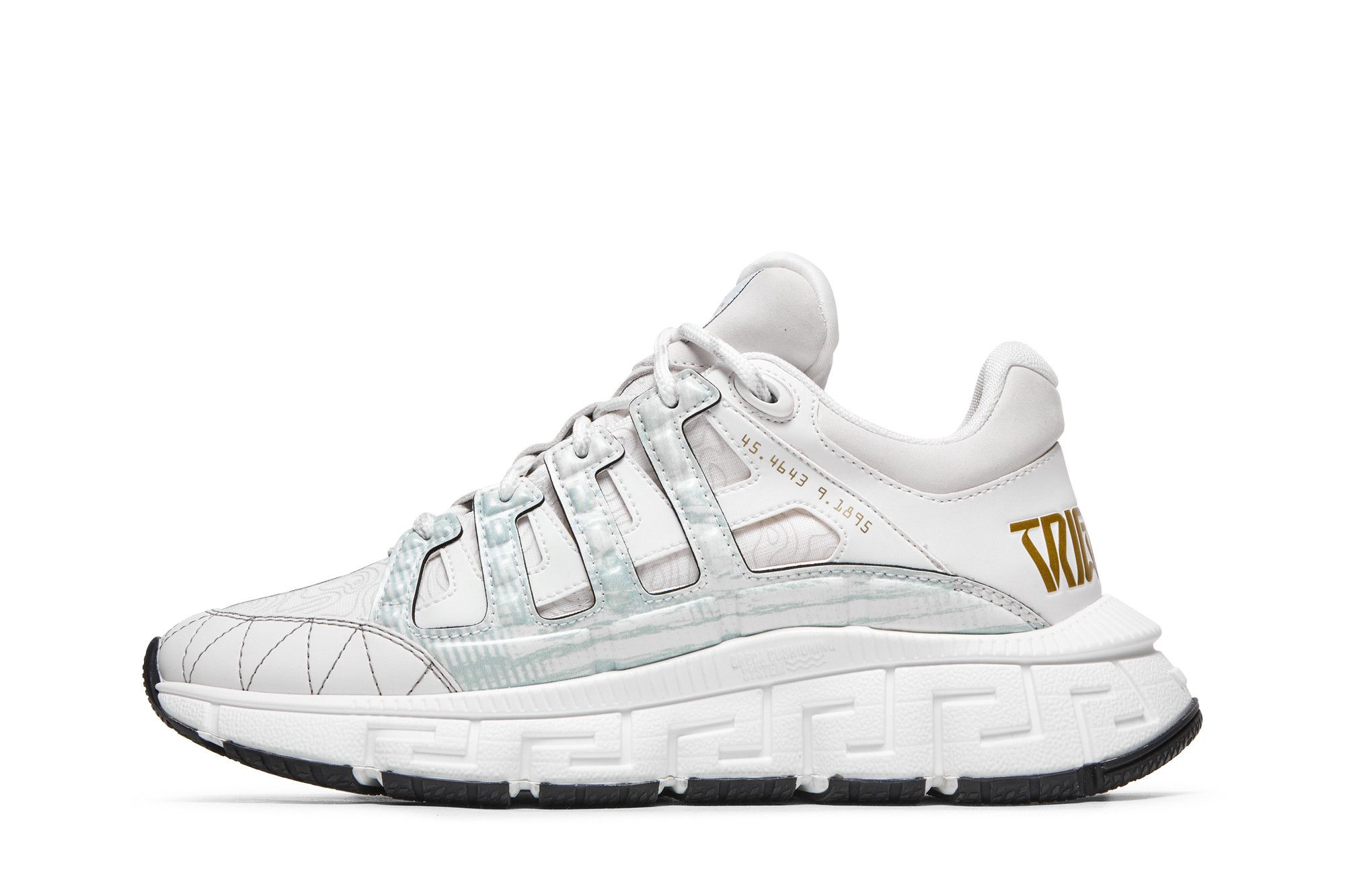 スニーカー VERSACE Men Sneakers DSU8094 D18TCG Grey Trigreca Sneakers White | VERSACE US
