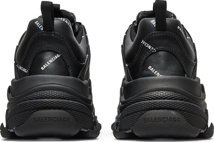 Balenciaga Triple S Sneaker Allover Logo   Black