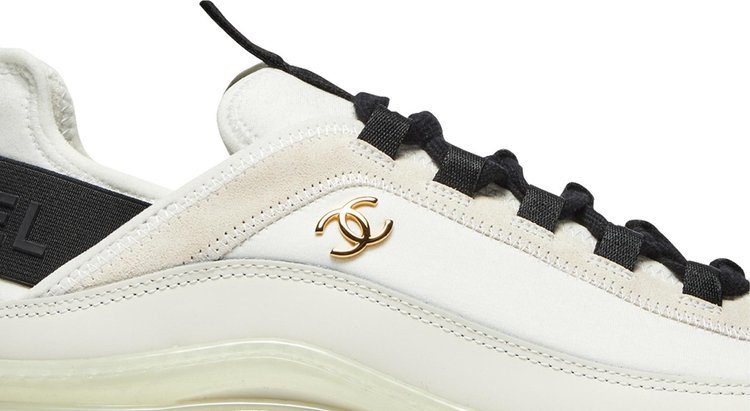 Chanel Wmns Velvet Calfskin  Mixed Fibers Sneaker Ivory