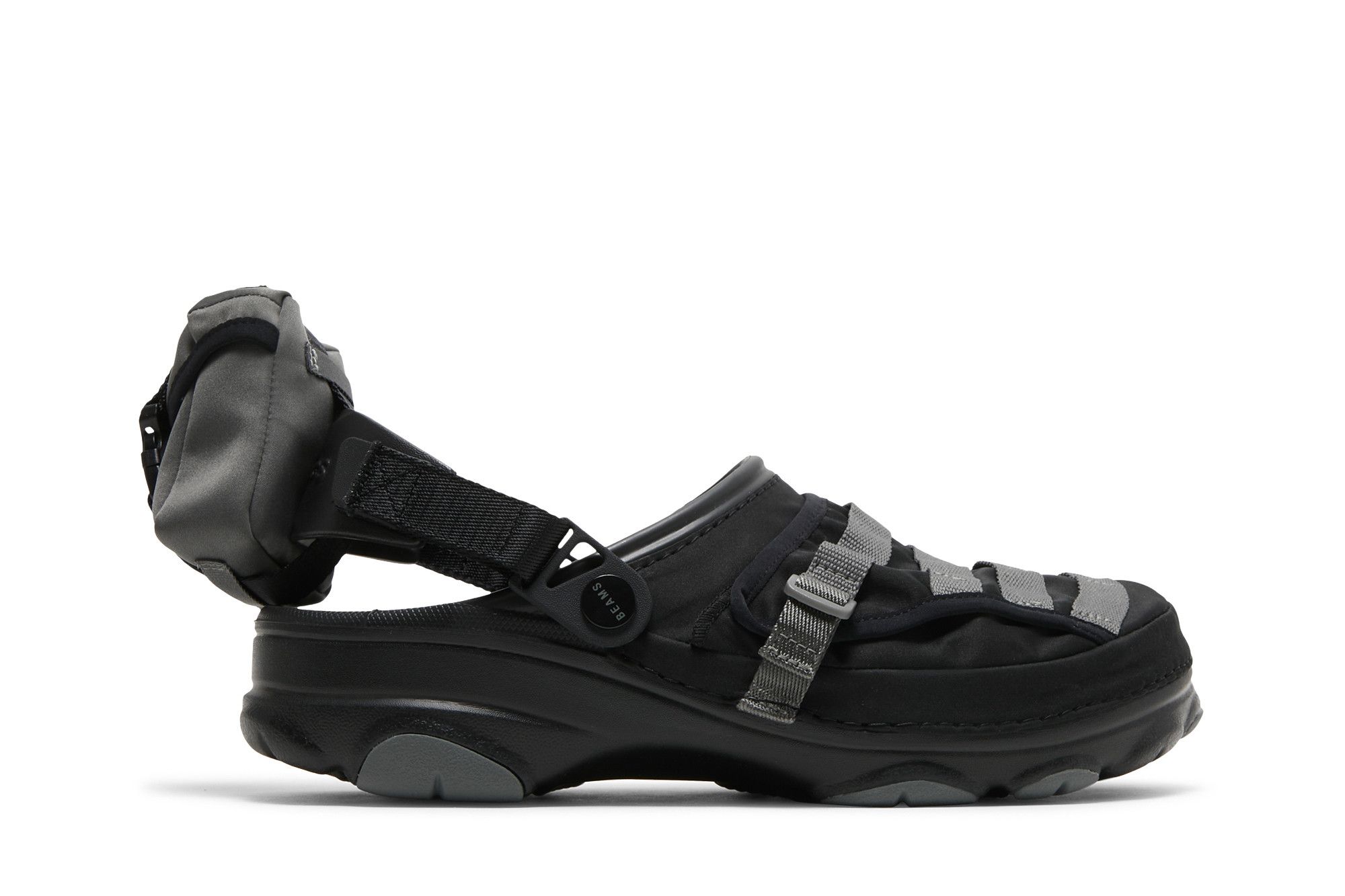 ★Crocs x Beams★CLASSIC CLOG BLACK LLIC SILVER★ Crocs X Beams Classic Clog 'Beams Black' (210582 001) - Size