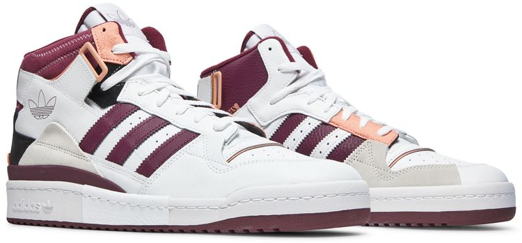 Adidas Forum Exhibit Mid White Victory Crimson