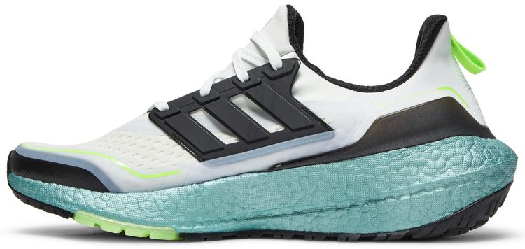 Adidas UltraBoost 21 ColdRdy White Signal Green