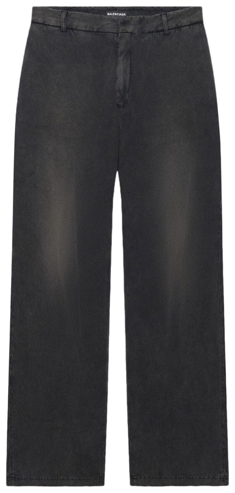 Balenciaga Slim Worn Out Pants Black