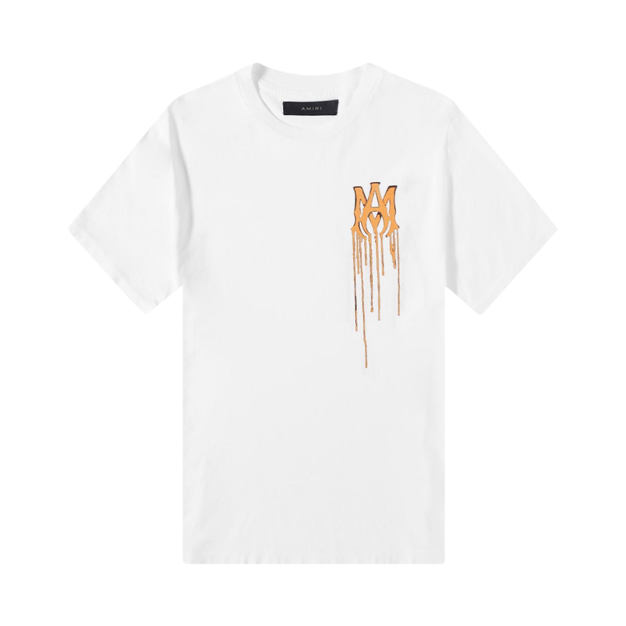 White and hotsell orange shirt