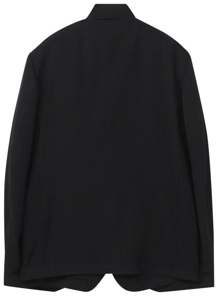 Yohji Yamamoto Pour Homme N Front Double D Cloth Jacket Black