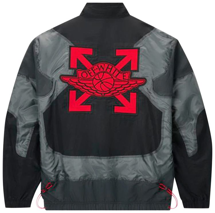 Air Jordan x Off White Woven Jacket Black