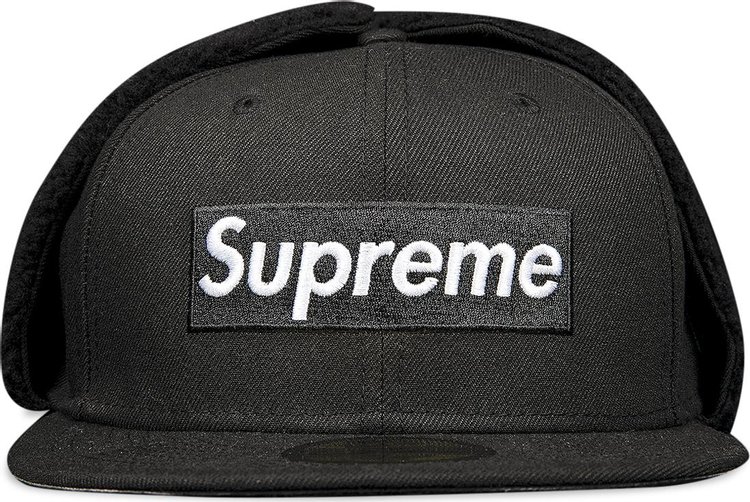 galop Situatie Ondenkbaar Buy Supreme x New Era Earflap Box Logo 'Black' - FW21H102 BLACK | GOAT