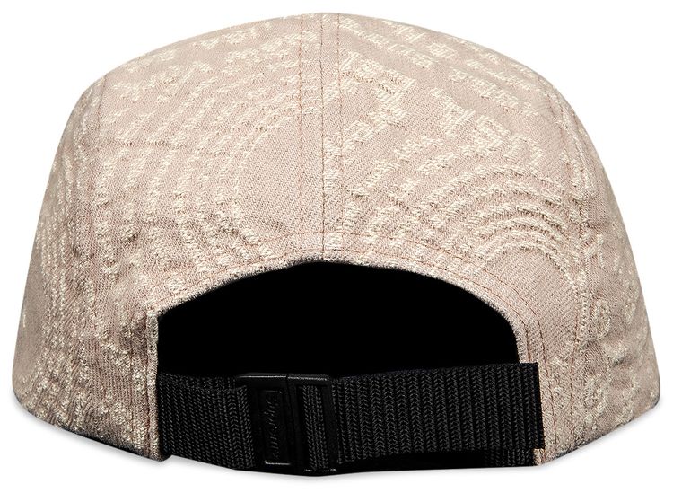 Supreme Circles Jacquard Denim Camp Cap Brown