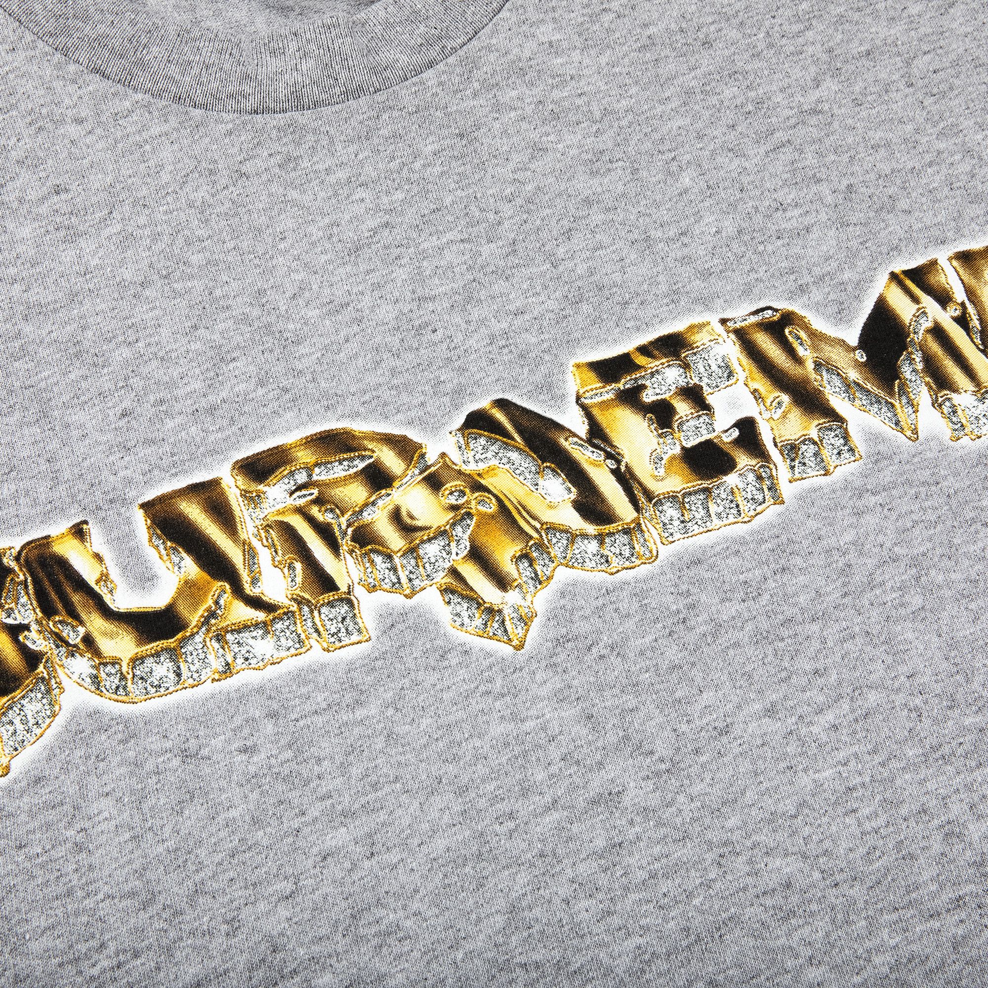 Supreme diamond tee grey top