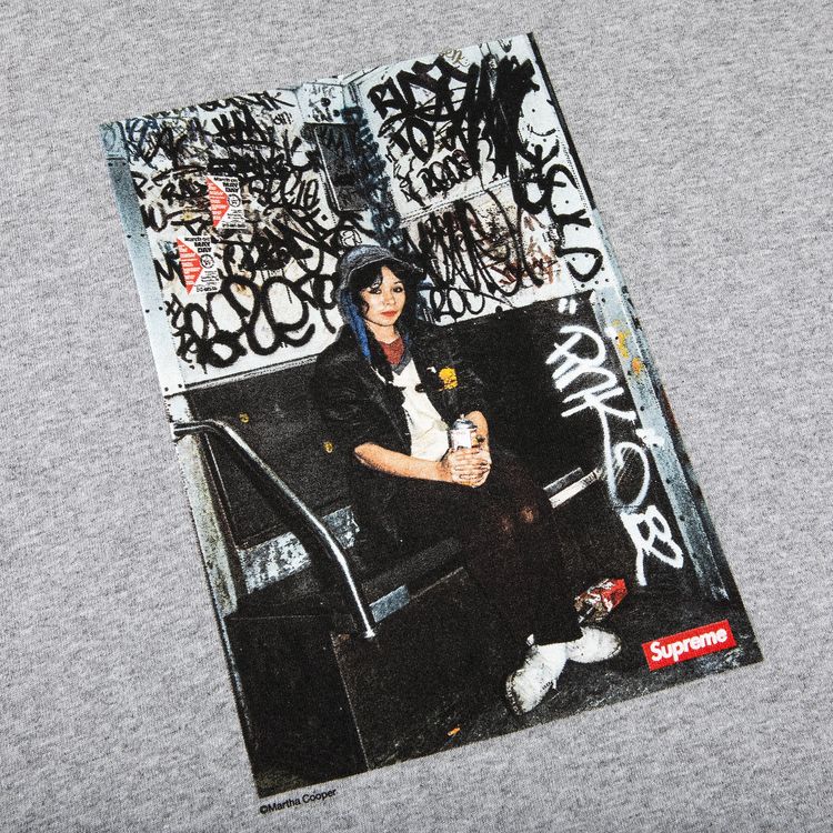 Supreme x Lady Pink Tee Heather Grey