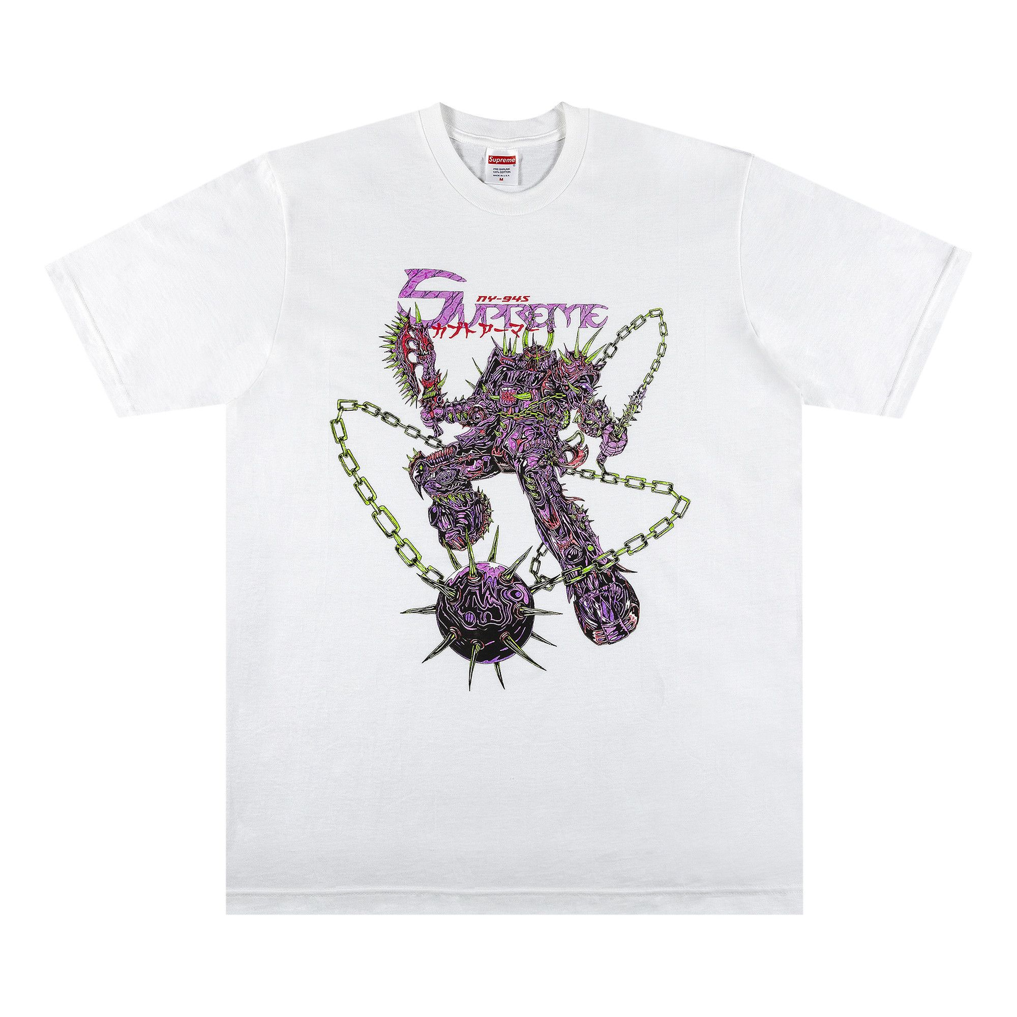Size xxl Supreme Spikes Tee 'White'