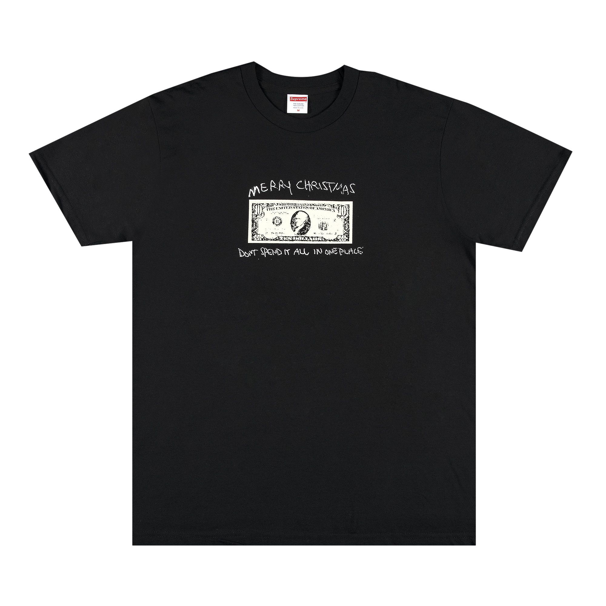 Buy Supreme Spend It Tee Black FW21T55 BLACK GOAT CA