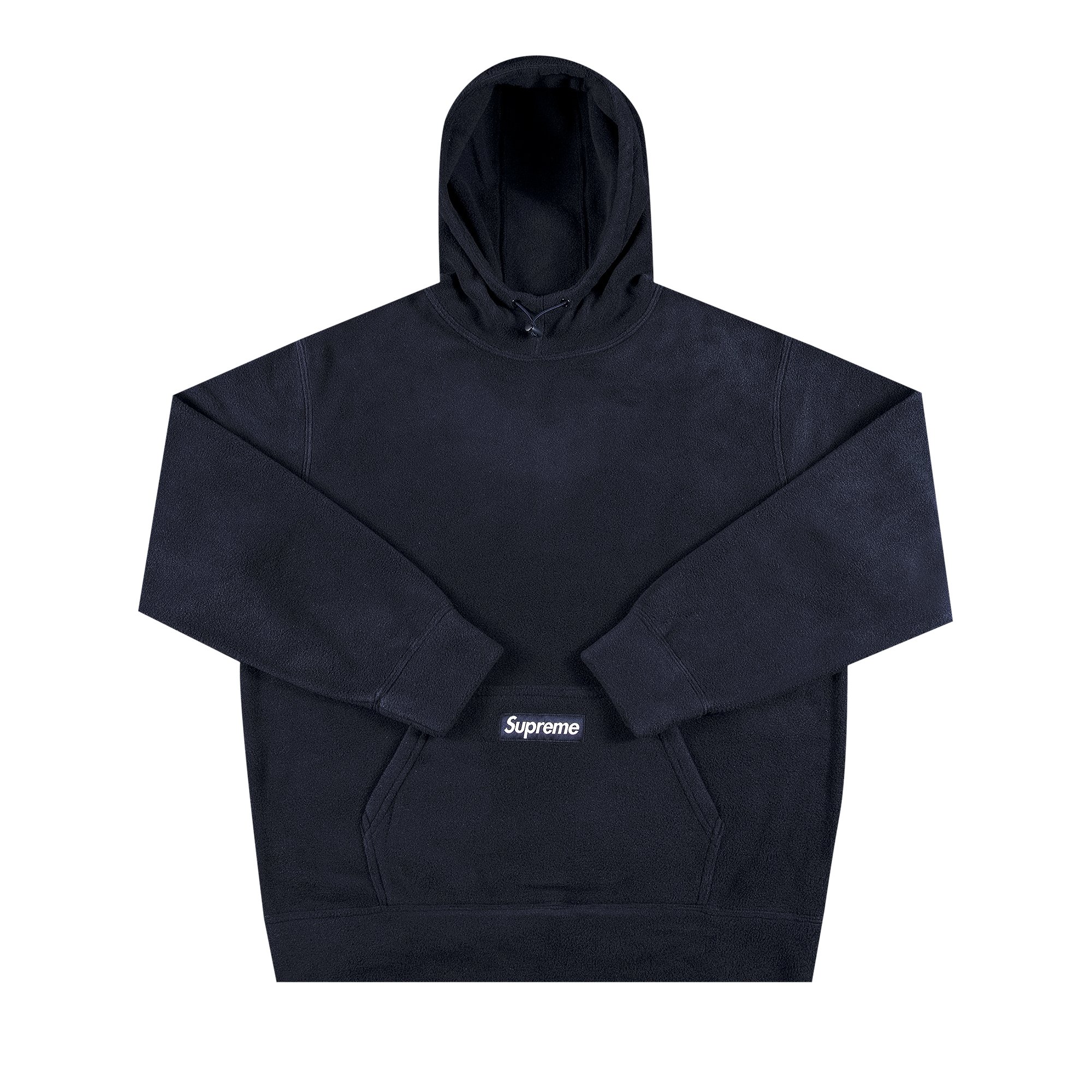 Buy Supreme Polartec Hooded Sweatshirt 'Navy' - FW21SW19 NAVY | GOAT