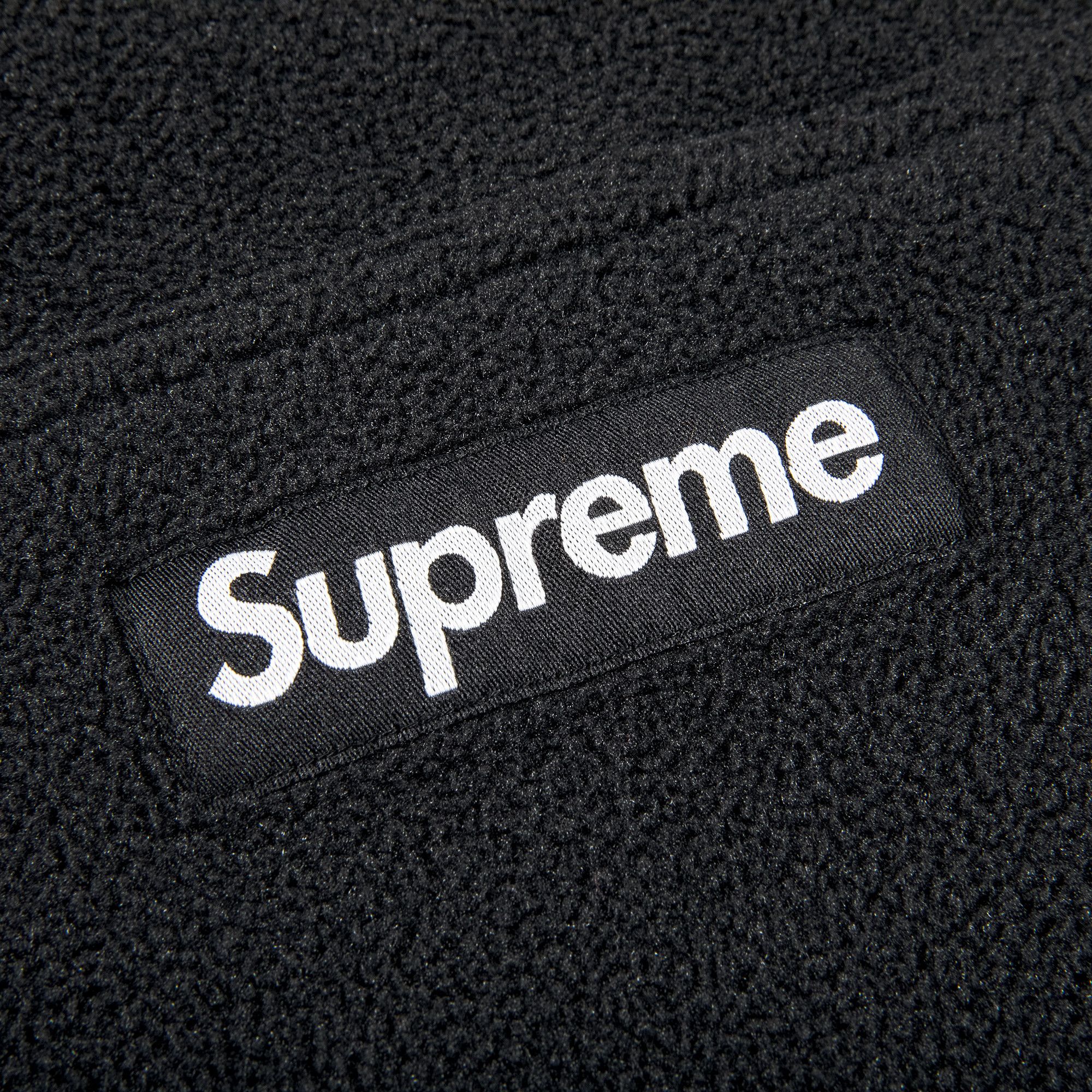 Buy Supreme Polartec Hooded Sweatshirt 'Black' - FW21SW19