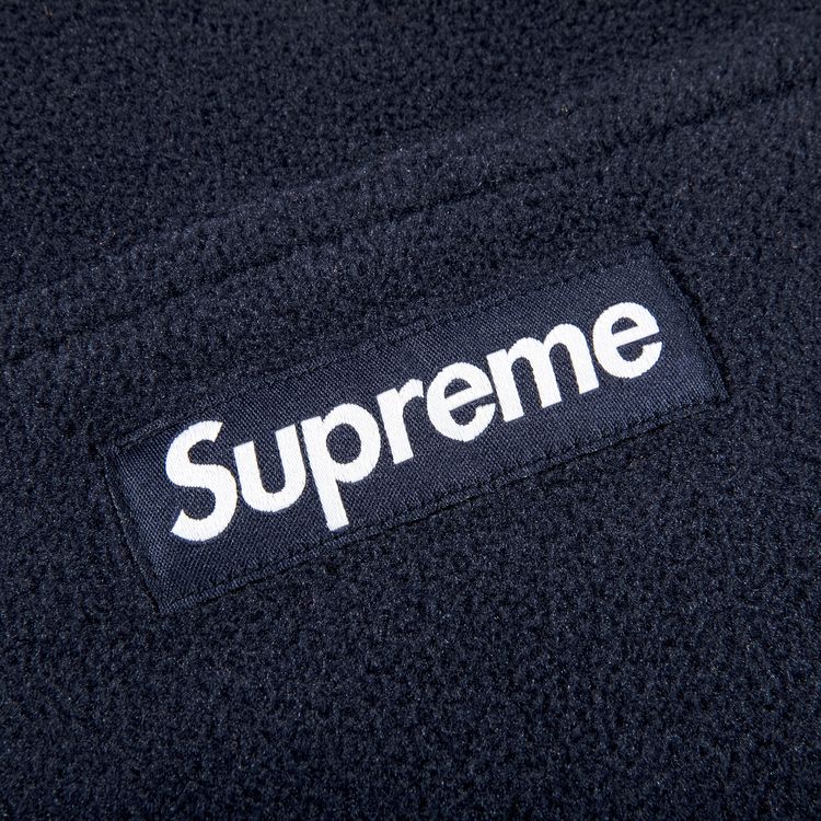 Supreme Polartec Hooded Sweatshirt Navy