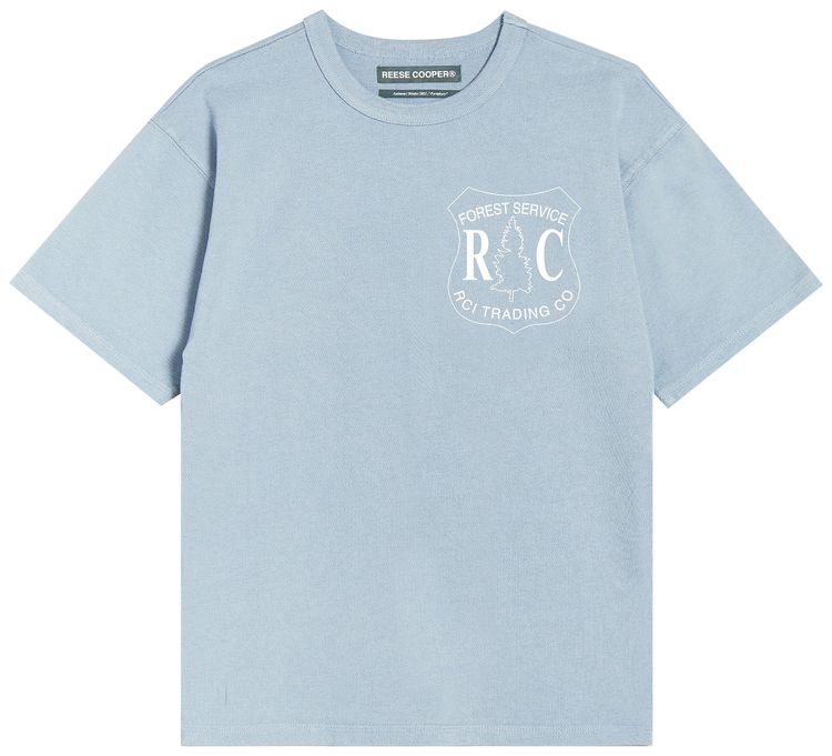 Reese Cooper Trees Of America Tee Sky Blue