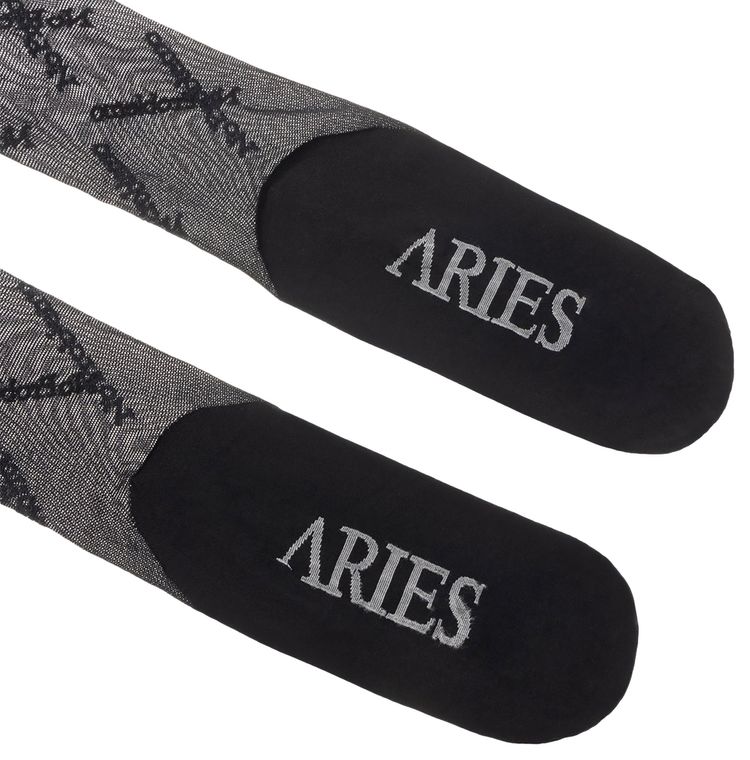 Aries No Problemo Logo Tights Black