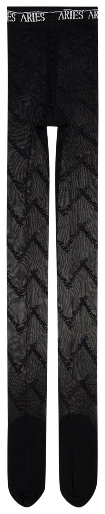 Aries No Problemo Logo Tights Black