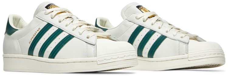 Adidas Superstar Off White Collegiate Green