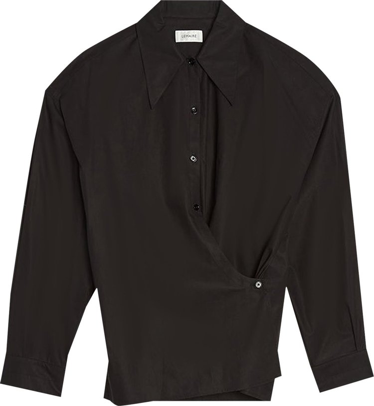 Lemaire Twisted Shirt 'Black'