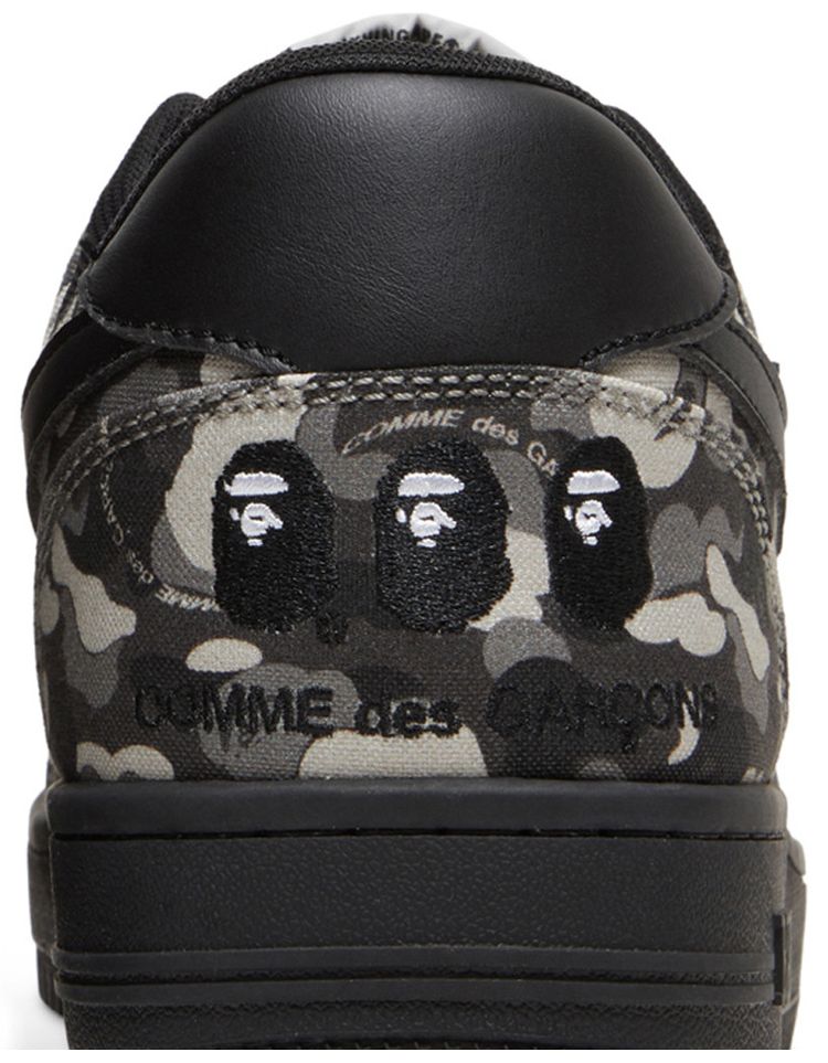 Comme des Garcons x Bapesta Low Black Camo