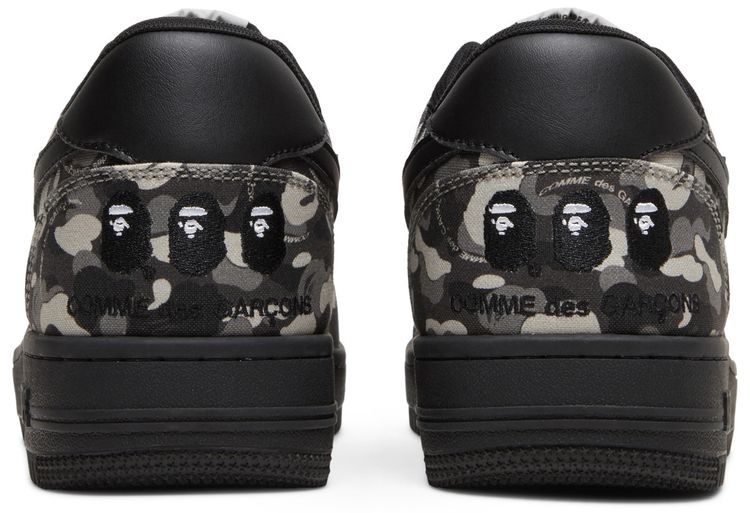 Comme des Garcons x Bapesta Low Black Camo