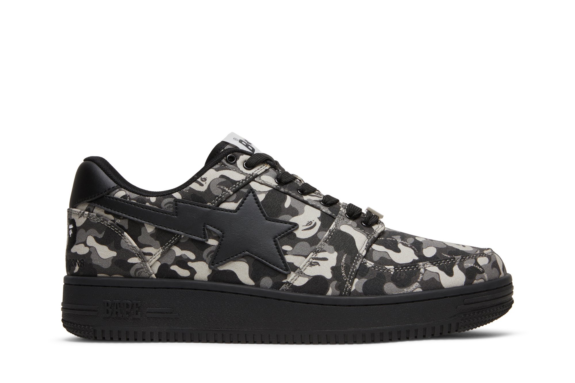 Comme des Garçons x Bapesta Low 'Black Camo'