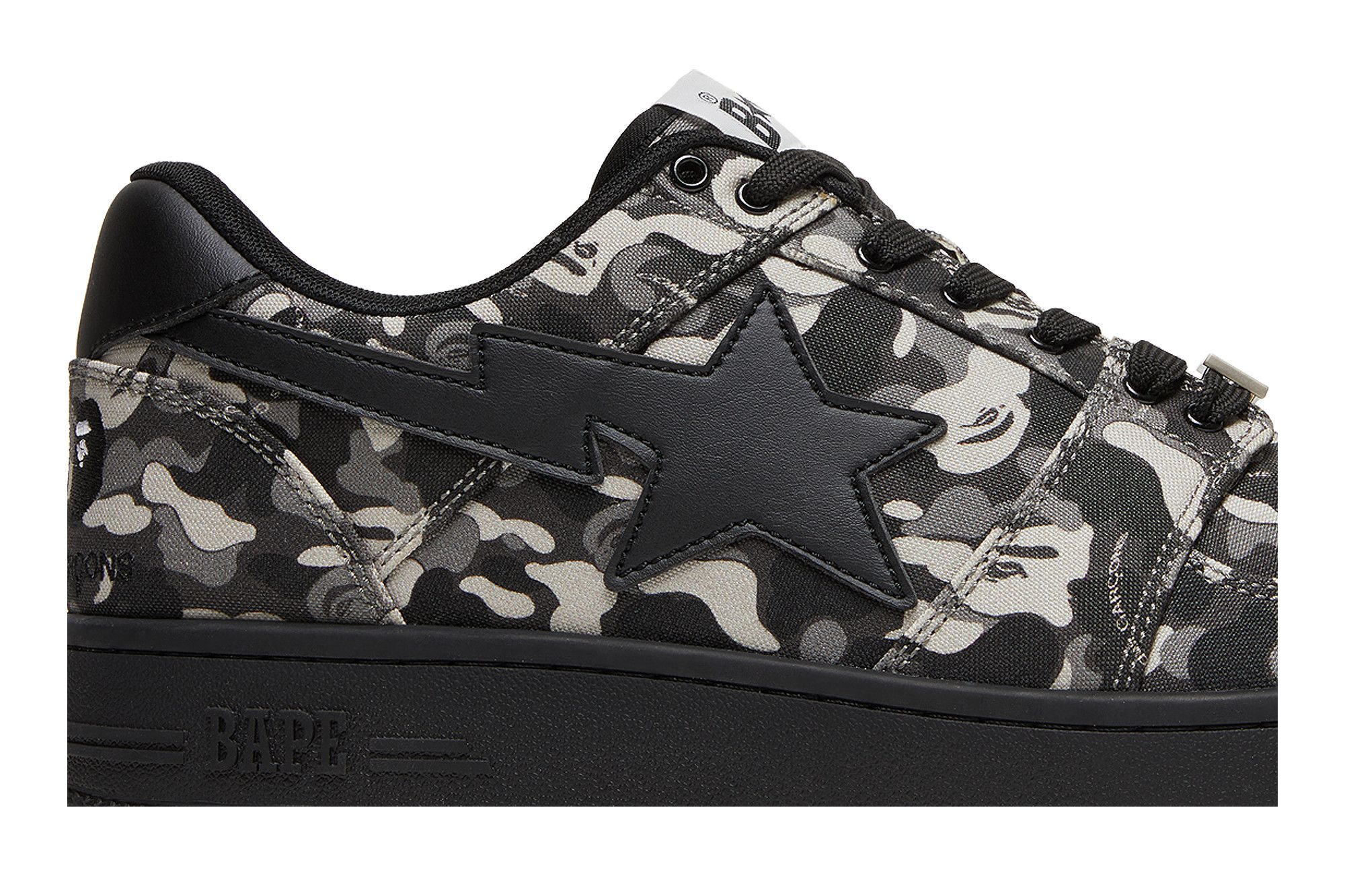 Buy Comme des Garçons x Bapesta Low 'Black Camo' - BPCDG191